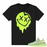 Yeezreel Yeezy 350 shirt black - Smiley Slime