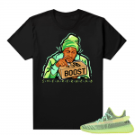 Yeezreel Yeezy 350 shirt black - Sneakerhead Chapelle