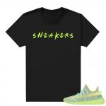 Yeezreel Yeezy 350 shirt black - Sneakers