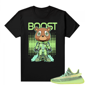 Yeezreel Yeezy 350 shirt black - Space Cadet Bear