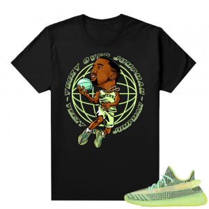 Yeezreel Yeezy 350 shirt black - Yeezy over jumpman