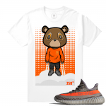 Yeezy Boost 350 V2 Beluga Match | I feel Like Pablo Bear | White T shirt