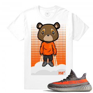 Yeezy Boost 350 V2 Beluga Match | I feel Like Pablo Bear | White T shirt