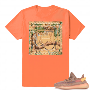 Yeezy 350 Clay | Designer Jungle | Hyper Orange Shirt