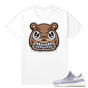 Static Yeezy 350 | Angry Yeezy Bear | White shirt