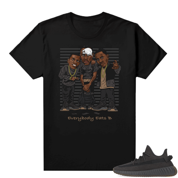 Yeezy 350 V2 Cinder shirt - Black - Everybody Eats B