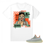 Yeezy 350 V2 Desert Sage shirt - White - Quarantine Nurse