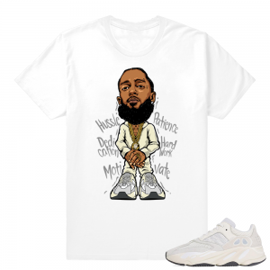 Yeezy 700 Analog | Nipsey Hussle | White Shirt