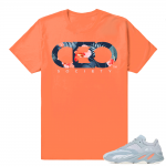 Inertia Yeezy 700 | CEO Floral | Hyper Orange Shirt