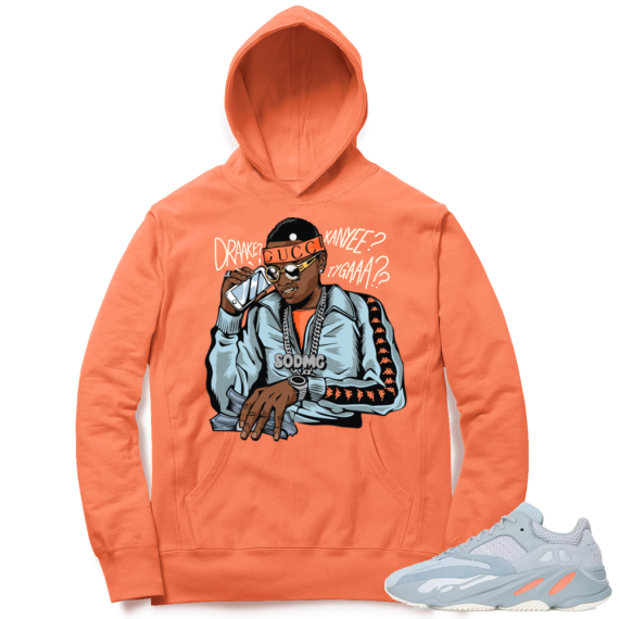 Inertia Yeezy 700 | Soulja Boy Tygaa | Hyper Orange Hoodie