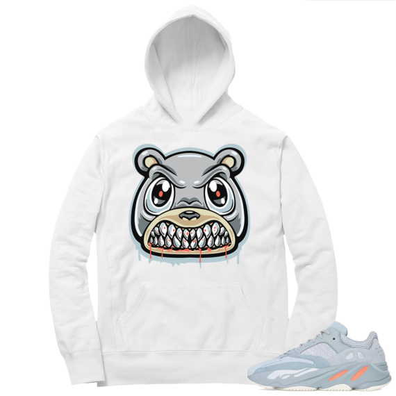 Inertia Yeezy 700 | Angry Bear Drip | White Hoodie