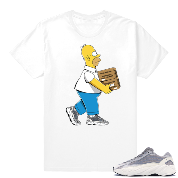 Static Yeezy 700 V2 | Homer Double up | White shirt