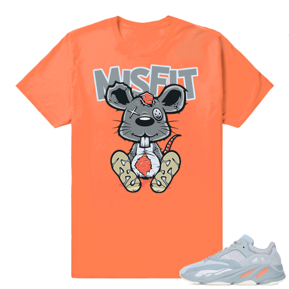 Inertia Yeezy 700 | Misfit Mouse | Hyper Orange Shirt