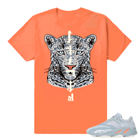 Inertia Yeezy 700 | NuWave Leopard | Hyper Orange Shirt