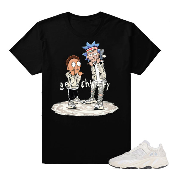 Yeezy 700 Analog | Get Schwifty | Black Shirt