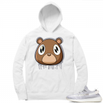 Static Yeezy 350 | Yeezy Bear Drip | White Hoodie