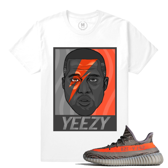 Yeezy Boost 350 V2 Beluga Match | Yeezy Bowie | White T shirt