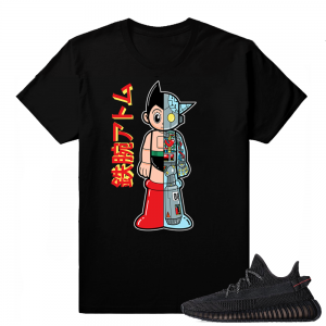 Yeezy Boost 350 V2 Black | Astro Boy | Black Shirt