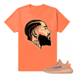 Yeezy 350 Clay | Prolific | Hyper Orange Shirt