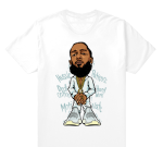 Yeezy Cloud White | Nipsey Hussle | White Shirt