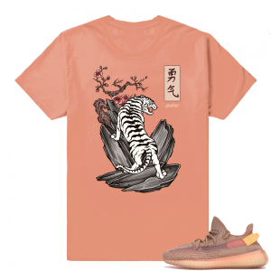 Yeezy 350 Clay | White Tiger | Clay Shirt