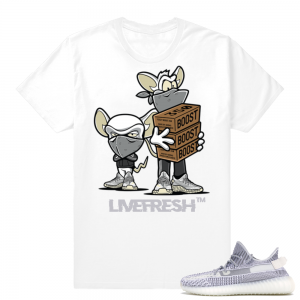 Static Yeezy 350 | Sneaker Heist | White shirt