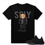 Yeezy Boost 350 V2 Black | SPLY Bear | Black Shirt