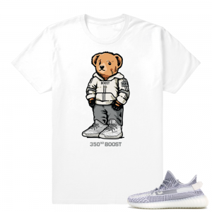 Static Yeezy 350 | Boost Bear | White shirt