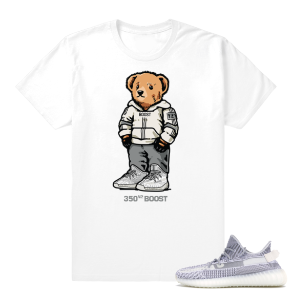 Static Yeezy 350 | Boost Bear | White shirt