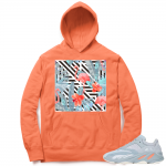 Inertia Yeezy 700 | NuWave Flamingos | Hyper Orange Hoodie