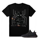 Yeezy Boost 350 V2 Black | Spidey Sense | Black Shirt