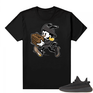 Yeezy Boost shirt Cinder 350 Match - Black - Double Up