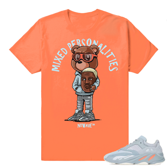 Inertia Yeezy 700 | Mixed Personalities | Hyper Orange Shirt