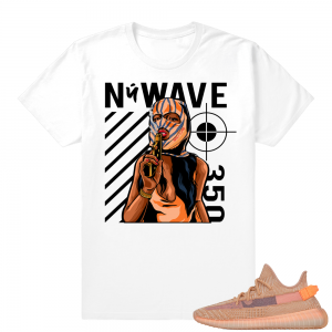 Yeezy 350 Clay | Nuwave Ski Mask | White shirt