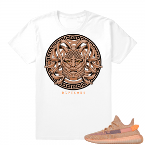 Yeezy 350 Clay | Dxpe Medusa | White shirt