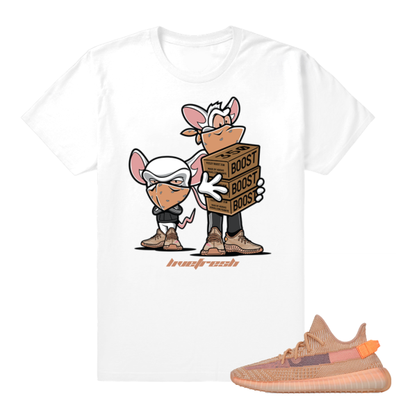 Yeezy 350 Clay | Sneaker Heist | White shirt