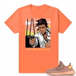 Yeezy 350 Clay | Every Dog has his Day | Hyper Orange Shirt