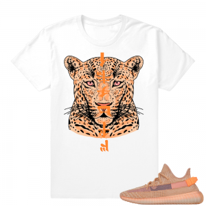 Yeezy 350 Clay | NuWave Leopard | White shirt