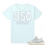 Yeezy Cloud White | Nuwave 350 Clouds | Light Blue Shirt