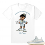 Yeezy Cloud White | Sneakerhead Pinocchio | White Shirt