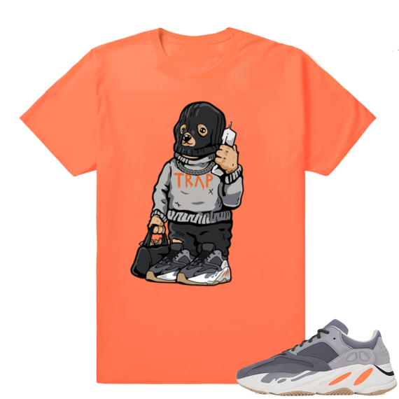 Magnet Yeezy 700 | Ski Mask Trap Bear | Bright Orange Shirt