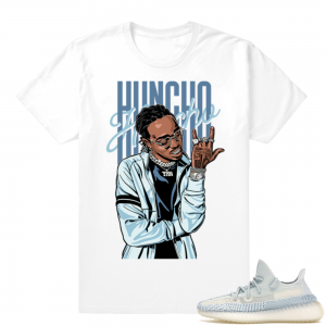 Yeezy Cloud White | Huncho Flex | White Shirt