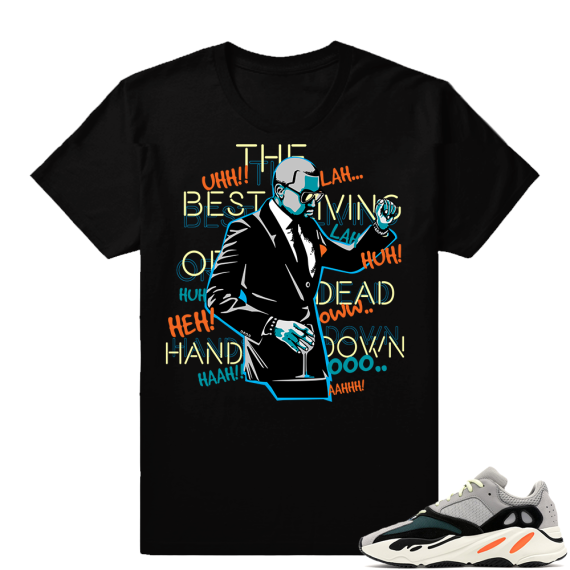 Yeezy Shirt Match Wave Runner | Hands Down | Black shirt