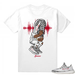 Yeezy Zebra shirt - Yeezy Sneakerhead - White T shirt