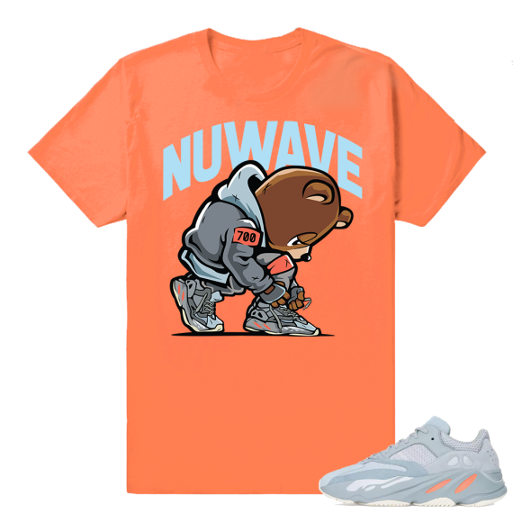 Inertia Yeezy 700 | LACED | Hyper Orange Shirt