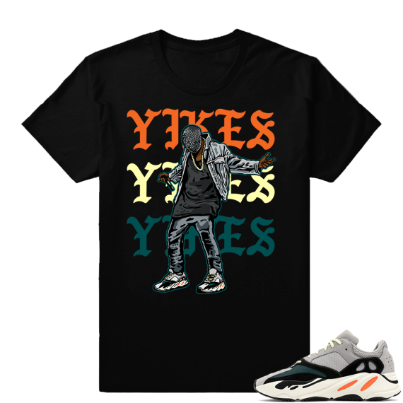 Yeezy shirt Wave Runner 700 | Yikes Kanye | Black shirt