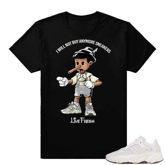 Yeezy 700 Analog | Sneakerhead Pinocchio | Black Shirt