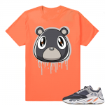 Magnet Yeezy 700 | Bear Drip | Bright Orange Shirt