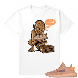 Yeezy 350 Clay | My Precious | White shirt