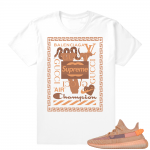 Yeezy 350 Clay | Luxury Mashup | White shirt